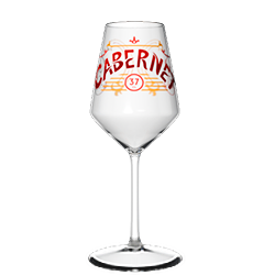 Verre à vin Cabernet 37 cl, personnalisé en quadrichromie digitale