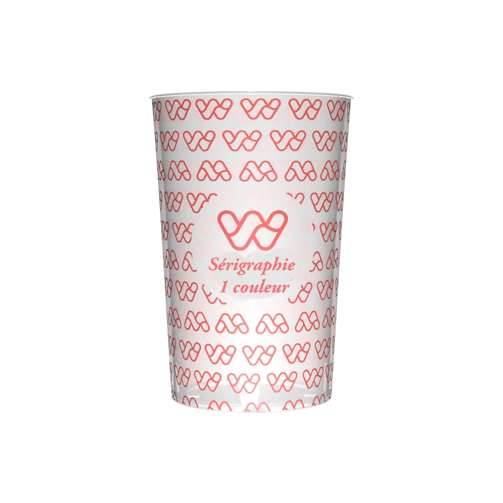 Gobelet 50 cl Stadium, personnalisation en sérigraphie 1 couleur