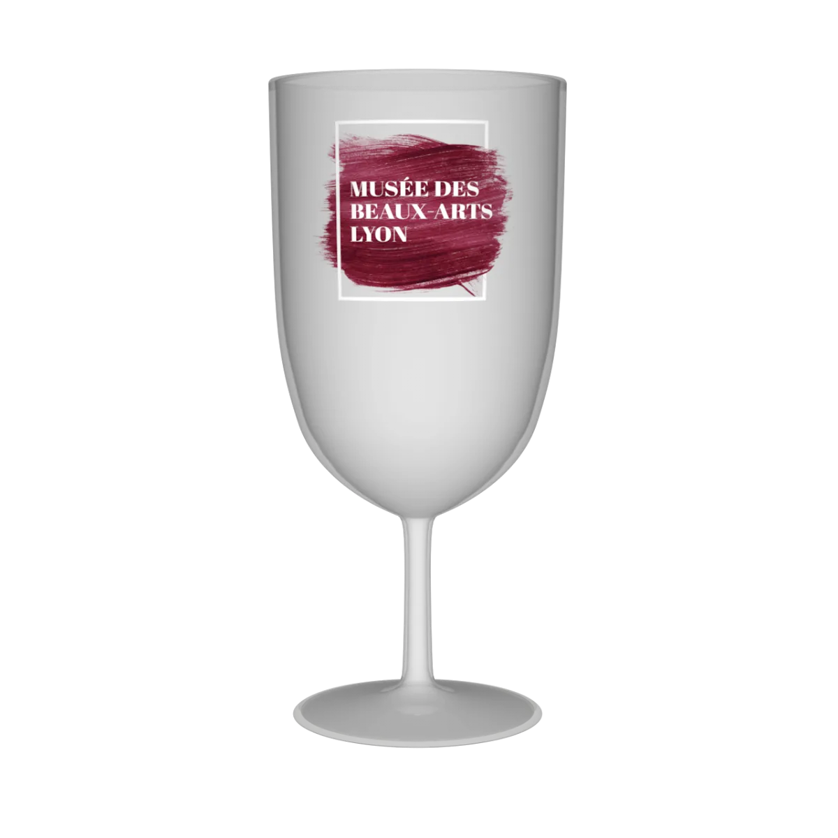 Verre à vin Events 18 cl en PP transparent - personnalisation en quadrichromie