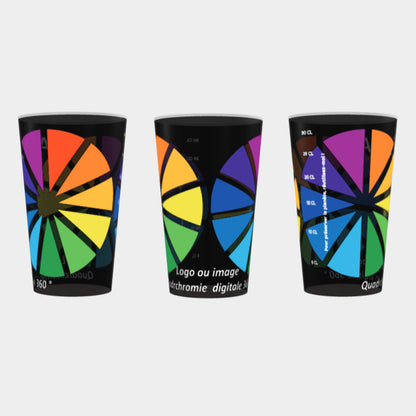Gobelet 25 / 33 cl personnalisation en quadrichromie digitale 360° , (sans limite de couleurs)