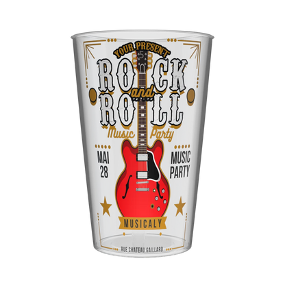 Gobelet 60 cl Pinte, personnalisation en quadrichromie digitale (360° sans limites de couleurs)