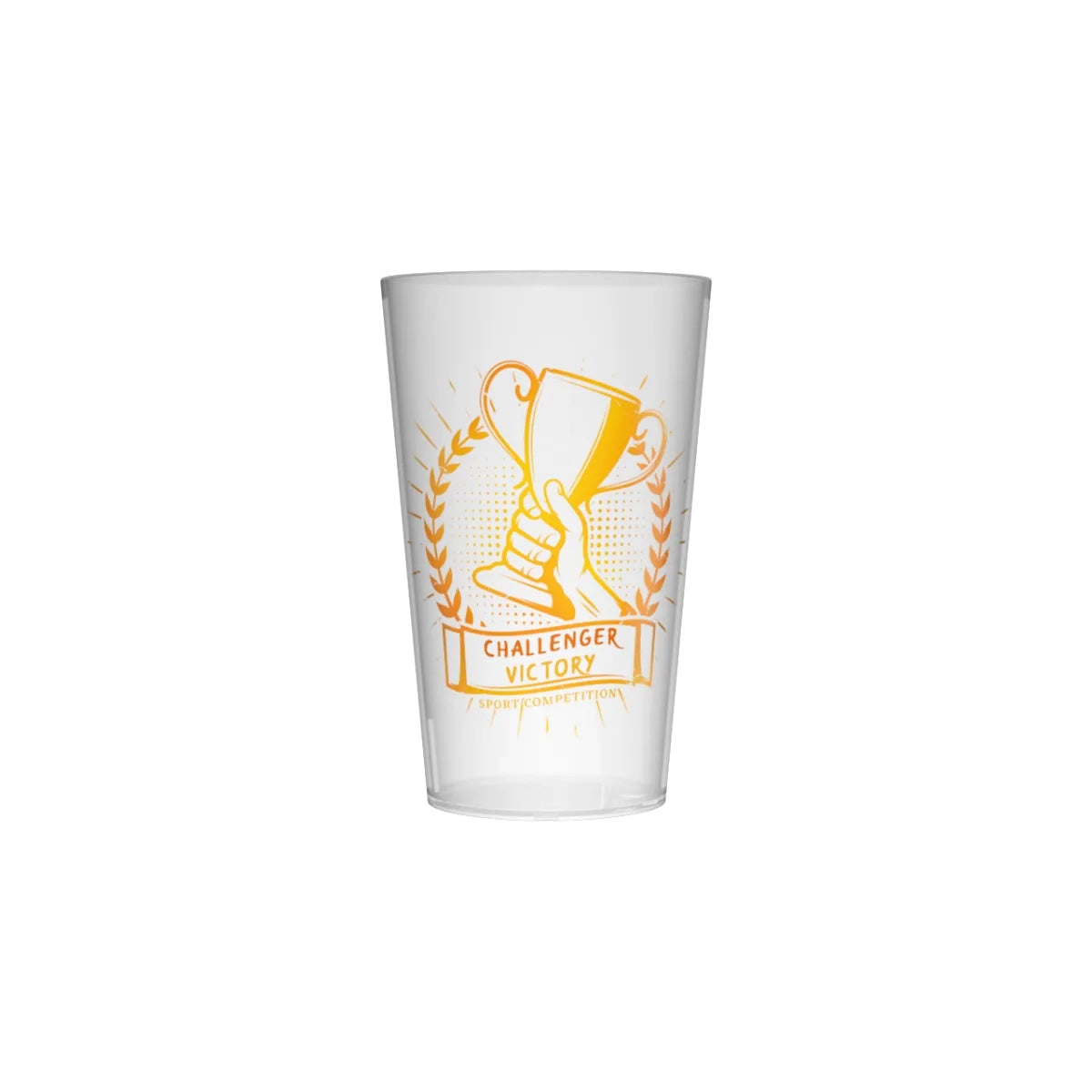 Gobelet 18 cl, personnalisation en Quadrichromie digitale (360° sans limites de couleurs)