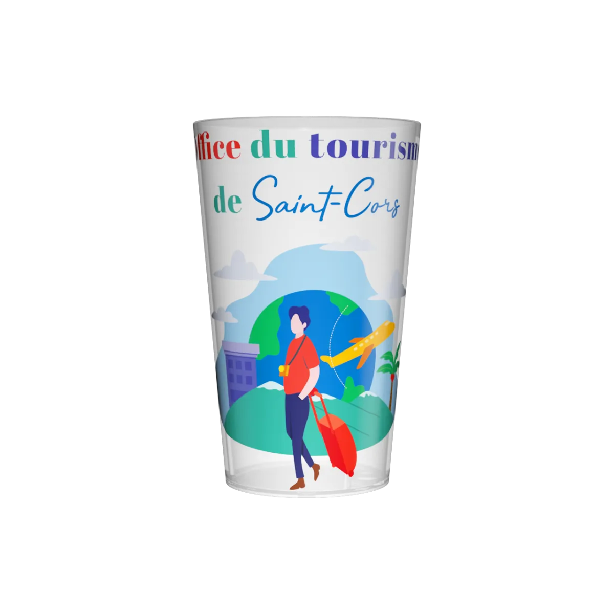 Gobelet 25 / 33 cl personnalisation en quadrichromie digitale 360° , (sans limite de couleurs)