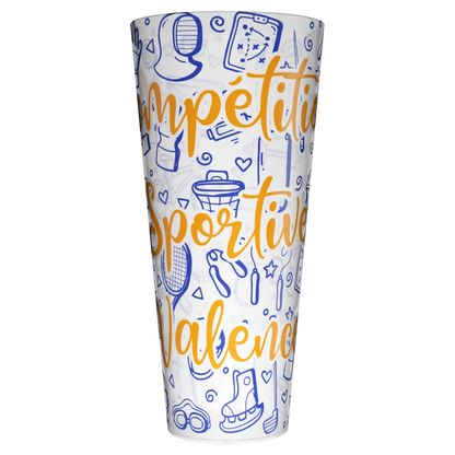 Gobelet 60 cl, personnalisation en quadrichromie digitale (360° sans limites de couleurs)