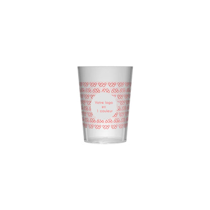 Gobelet 12 cl personnalisation en sérigraphie 1 couleur