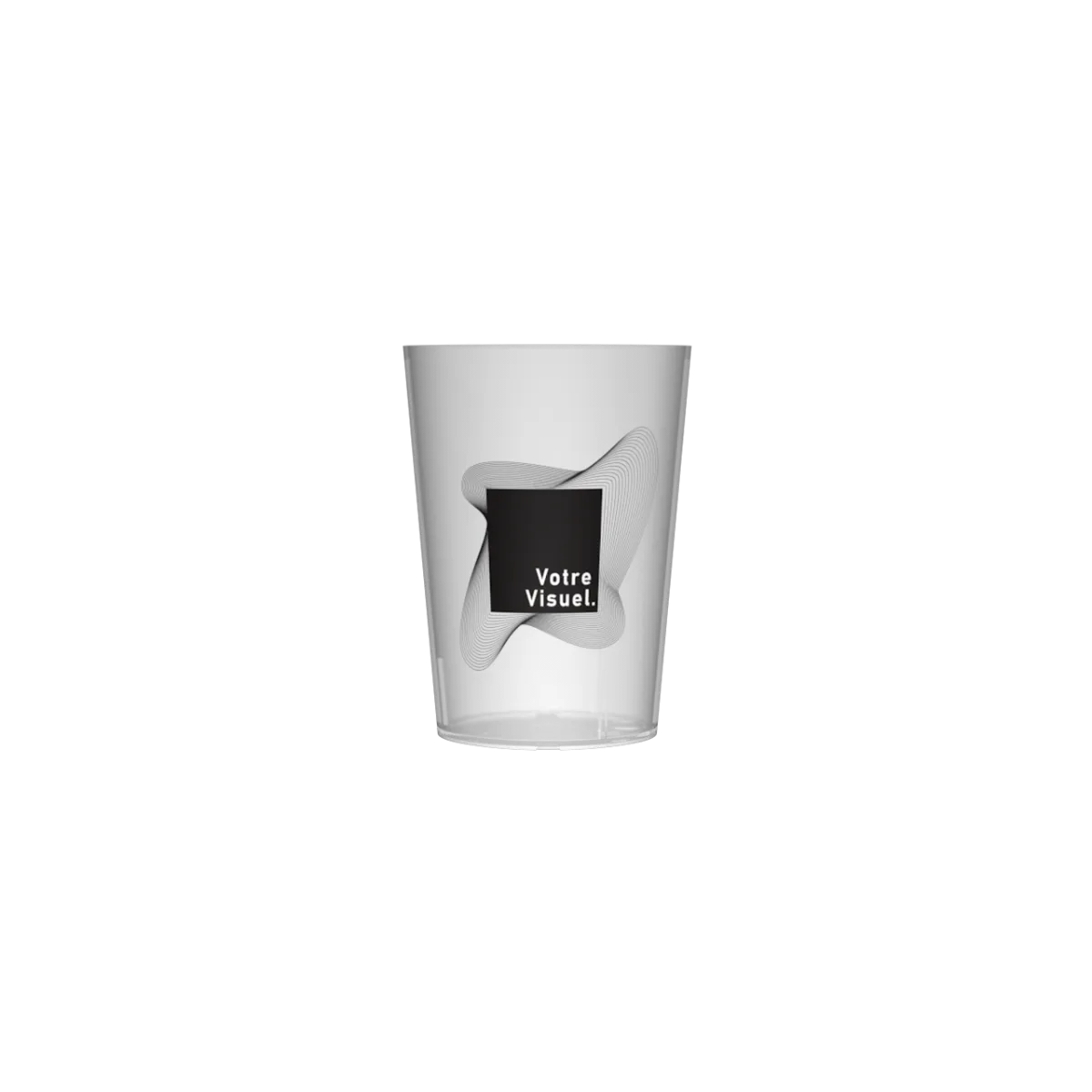 Gobelet 12 cl personnalisation en sérigraphie 1 couleur