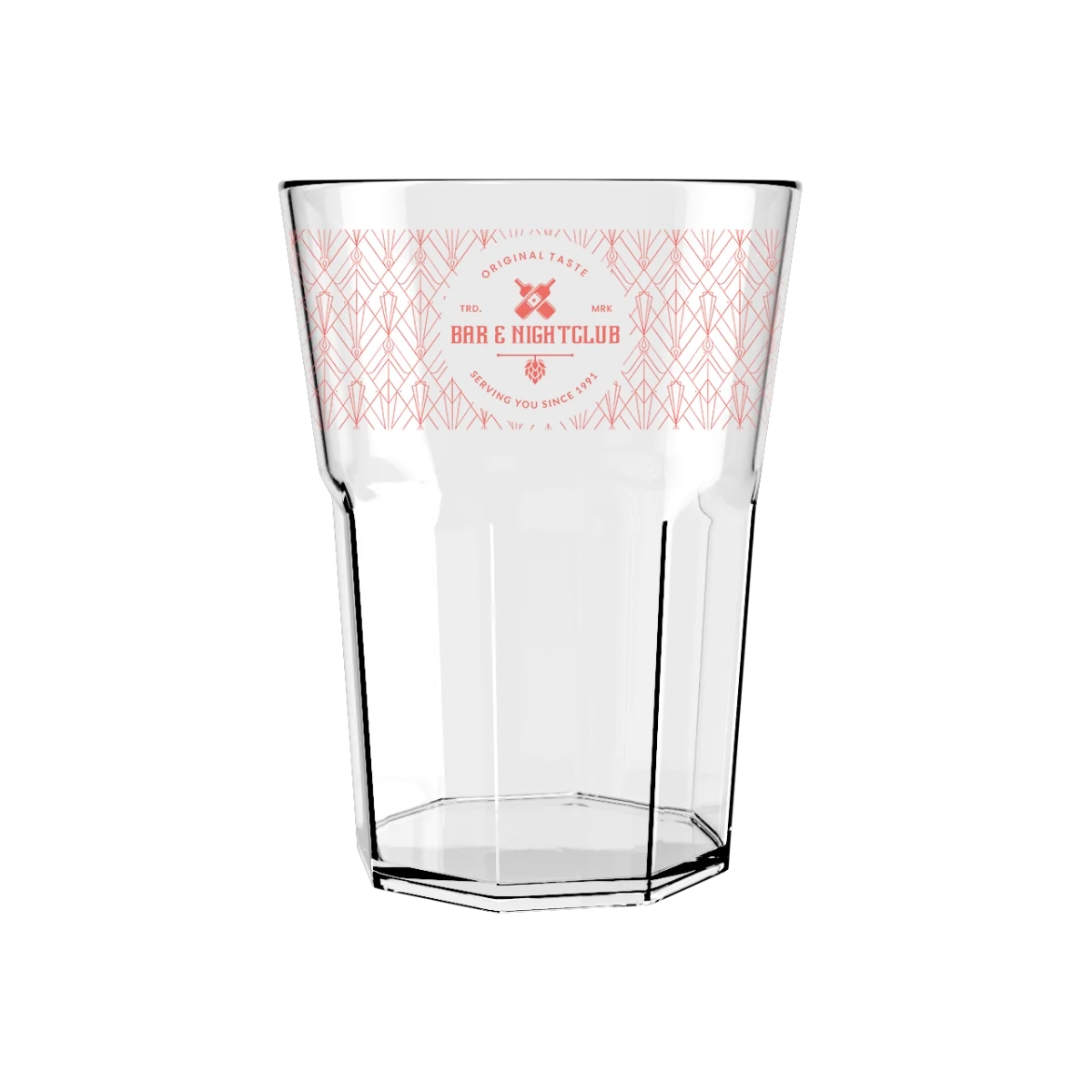 Verre à Mojito "Transparent", personnalisé avec un logo