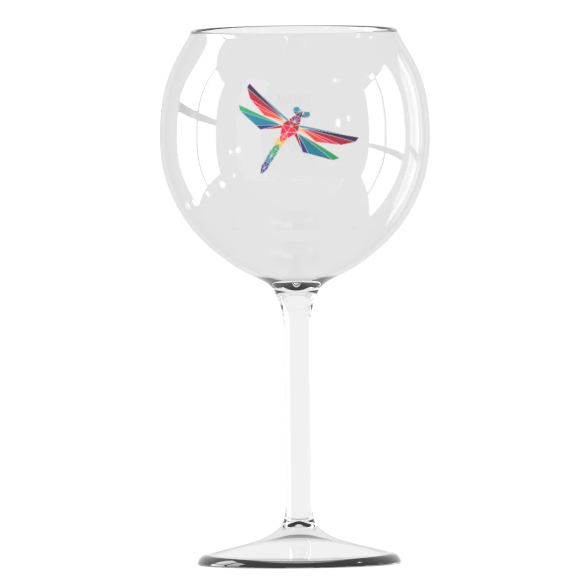 Verre à vin Pool Party transparent personnalisé, incassable fabriqué en tritan, contenance 65 cl