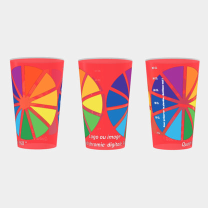 Gobelet 25 / 33 cl personnalisation en quadrichromie digitale 360° , (sans limite de couleurs)