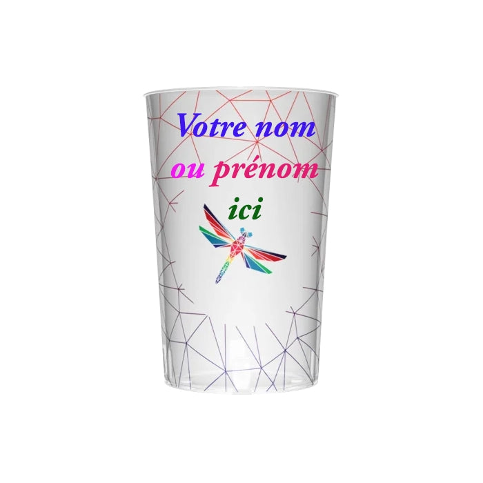 Gobelet 50 cl Stadium, personnalisation en quadrichromie digitale 360 ° (sans limites de couleurs) + Ultra personnalisation