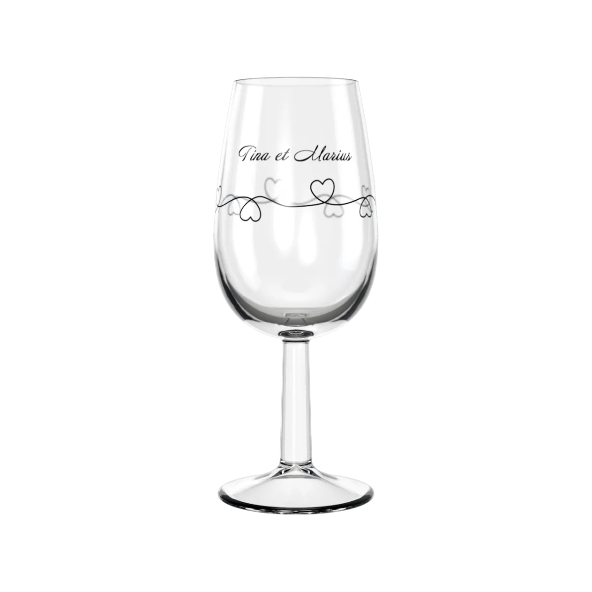 Verre à vin  INAO  22 cl, personnalisé  en quadrichromie digitale