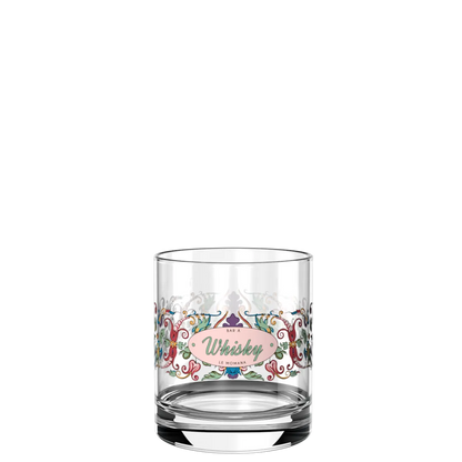 Verre à whisky personnalisé en quadrichromie digitale, contenance 30 cl